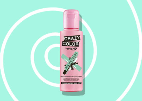 Best Hair Color- Crazy Color Peppermint No.7